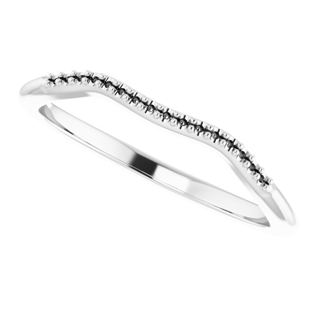 Band Mounting for 9x9 mm Heart Ring view 5