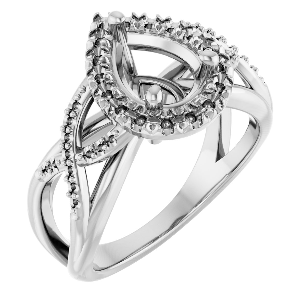 Halo-Style Engagement Ring