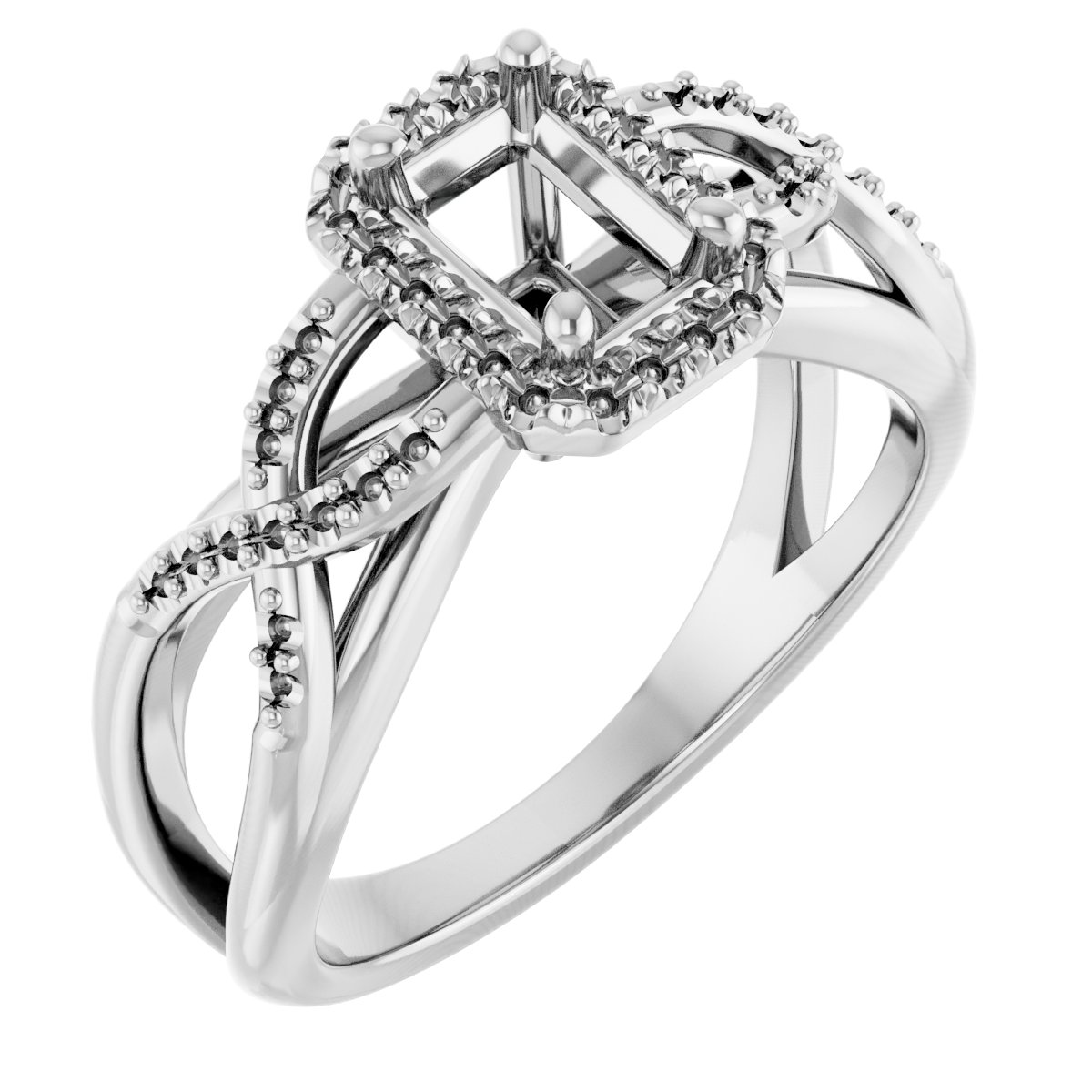 Halo-Style Engagement Ring