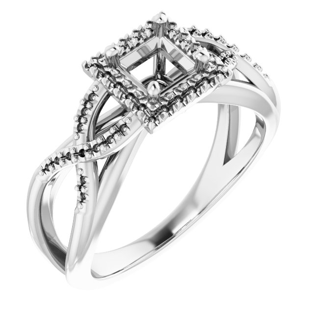 Halo-Style Engagement Ring