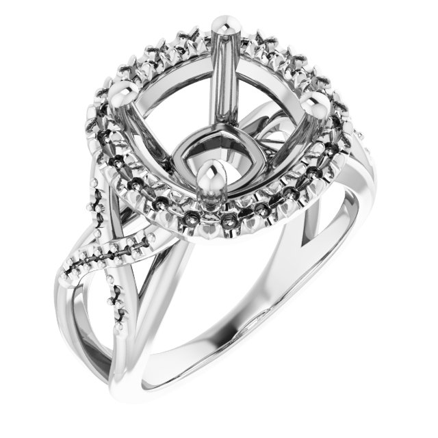 Halo-Style Engagement Ring