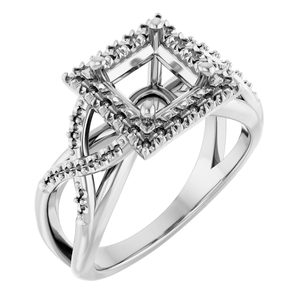Halo-Style Engagement Ring