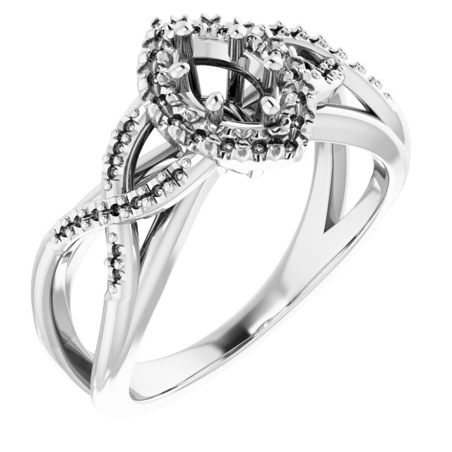 Halo-Style Engagement Ring