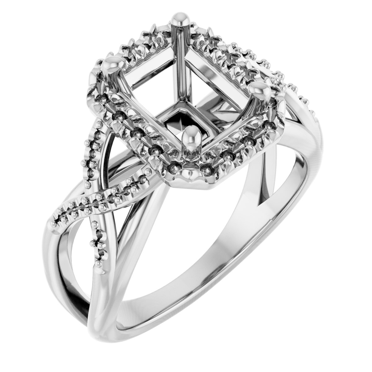 Halo-Style Engagement Ring