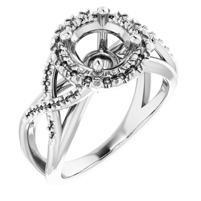 Halo-Style Engagement Ring
