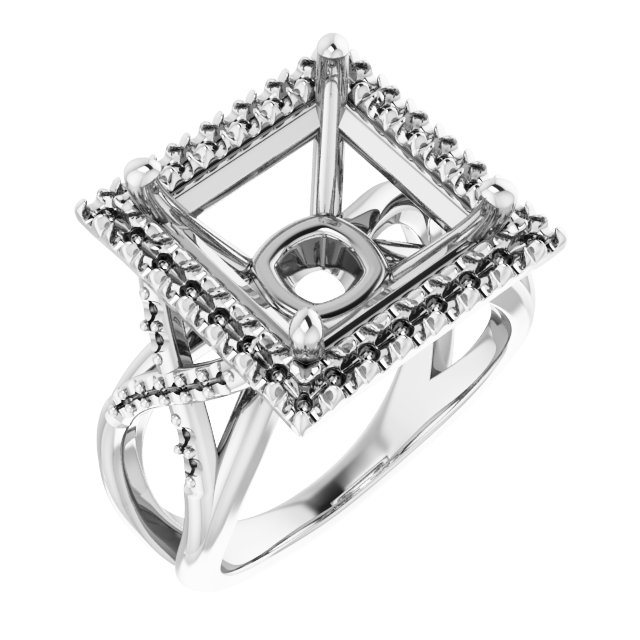 Halo-Style Engagement Ring