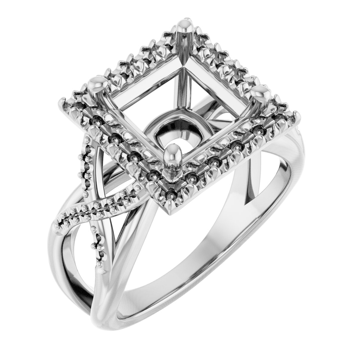 Halo-Style Engagement Ring