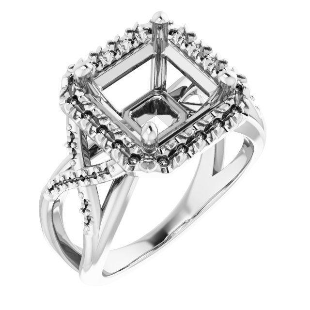 Halo-Style Engagement Ring