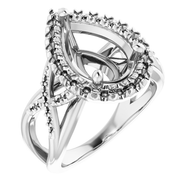 Halo-Style Engagement Ring