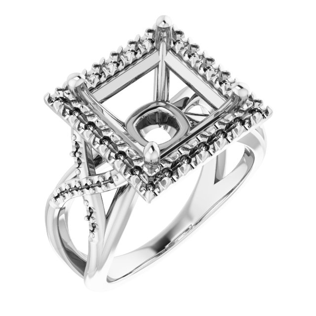 Halo-Style Engagement Ring