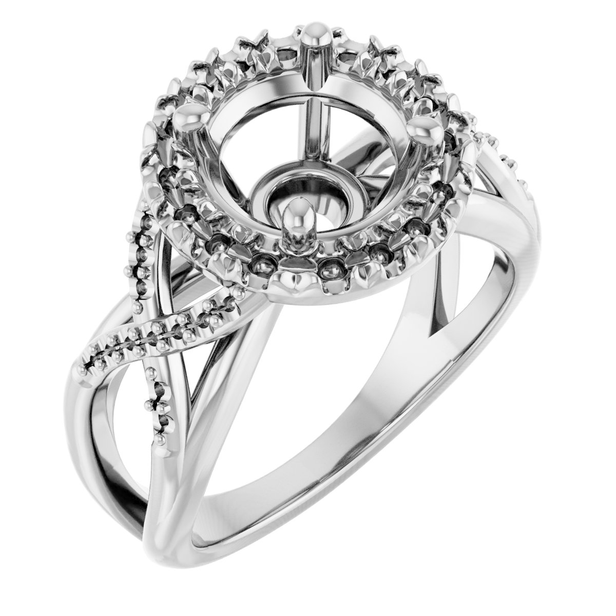 Halo-Style Engagement Ring