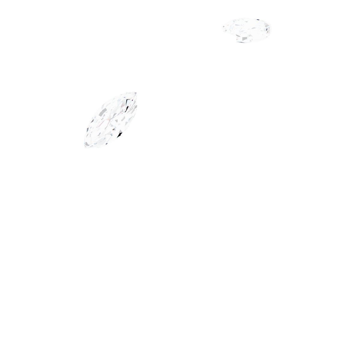 Marquise Side-Stone Open Shank