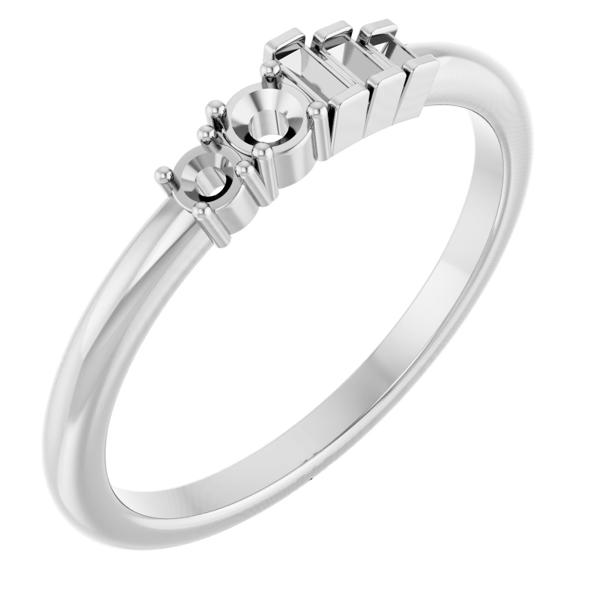 Accented Stackable Ring