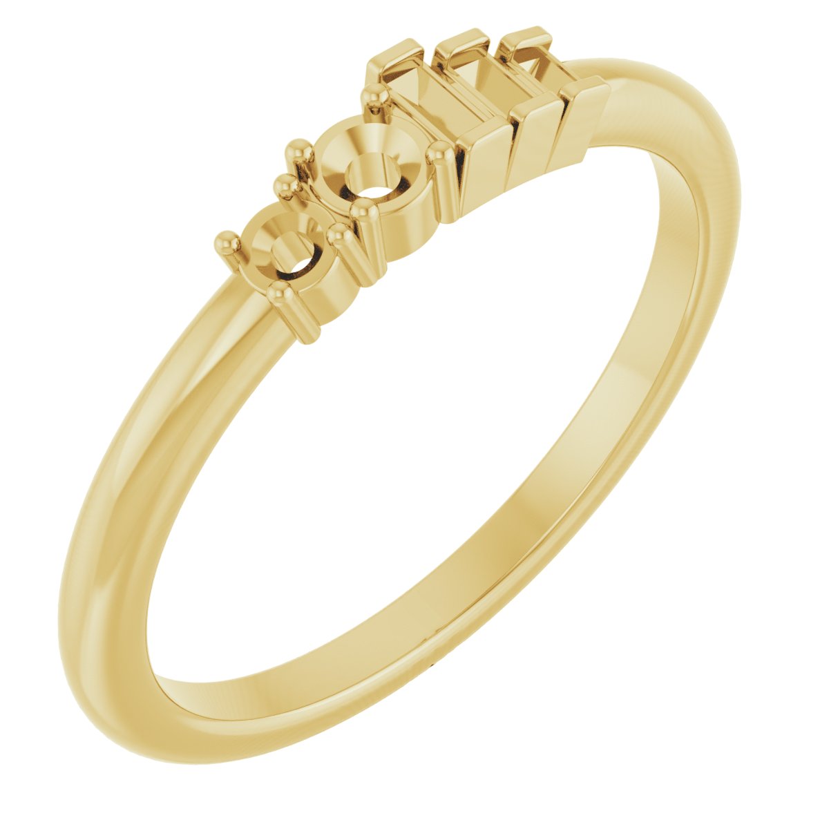 Accented Stackable Ring