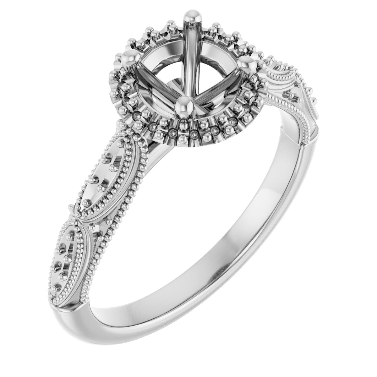 Halo-Style Engagement Ring