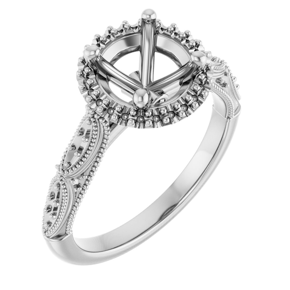Halo-Style Engagement Ring