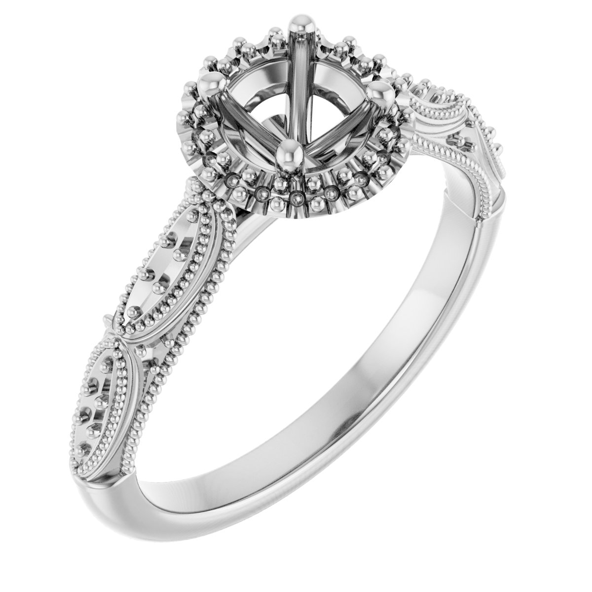 Halo-Style Engagement Ring