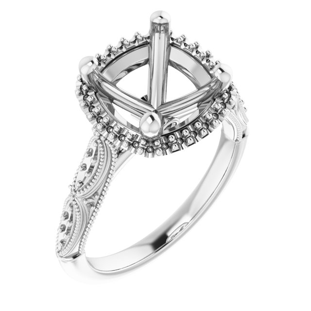 Halo-Style Engagement Ring