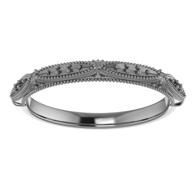 Band Mounting for 4 mm Square Ring view 3