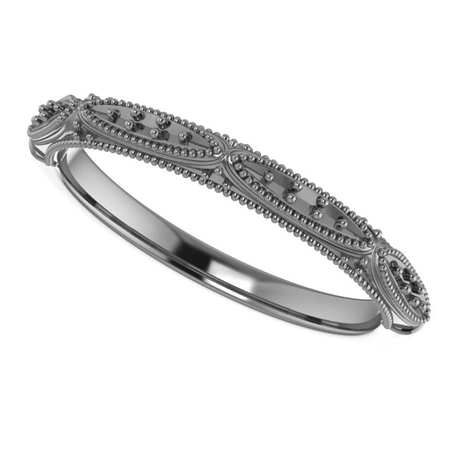 Band Mounting for 4 mm Square Ring view 5