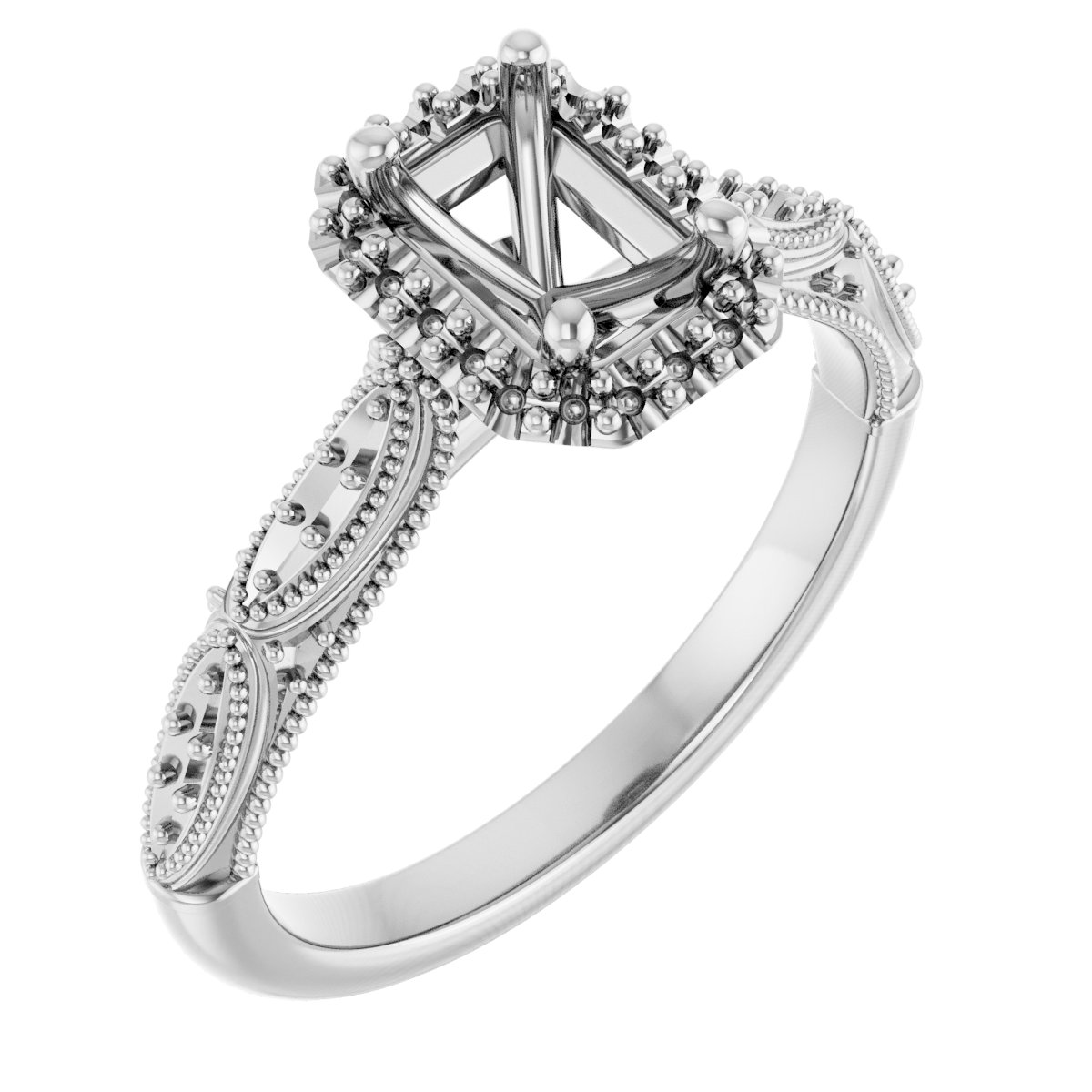 Halo-Style Engagement Ring