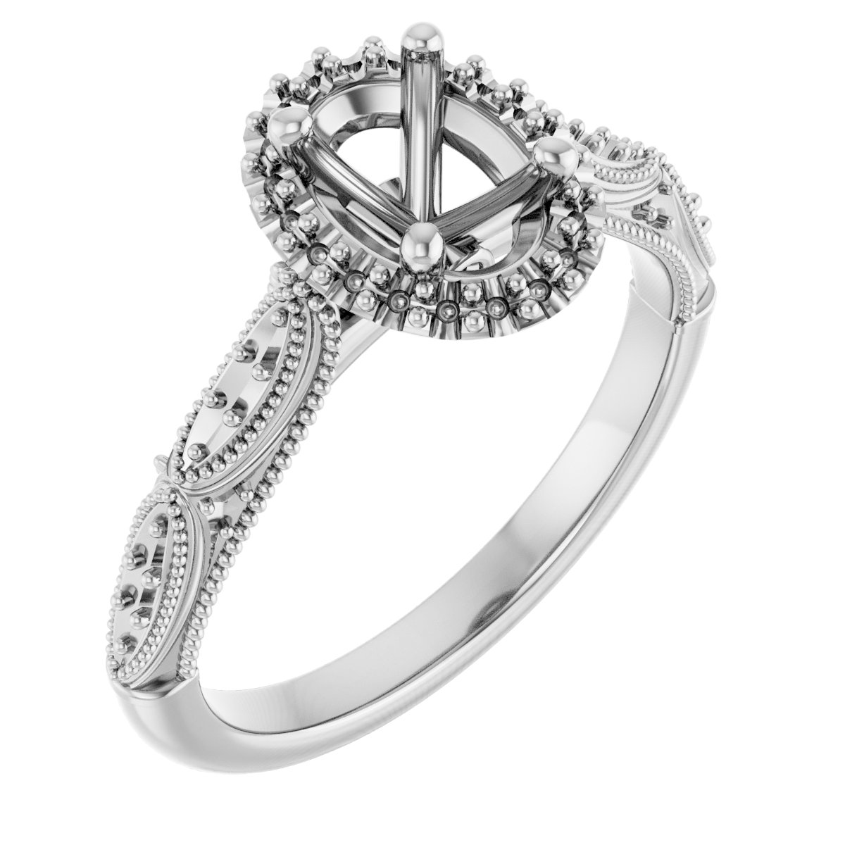 Halo-Style Engagement Ring
