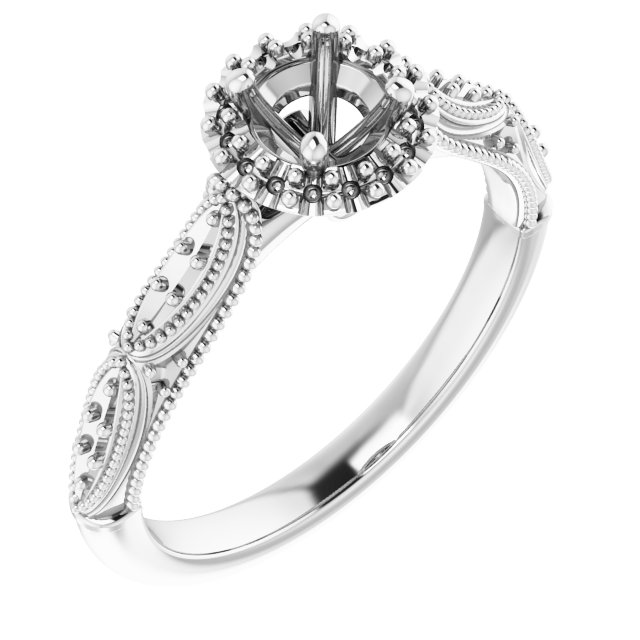 Halo-Style Engagement Ring