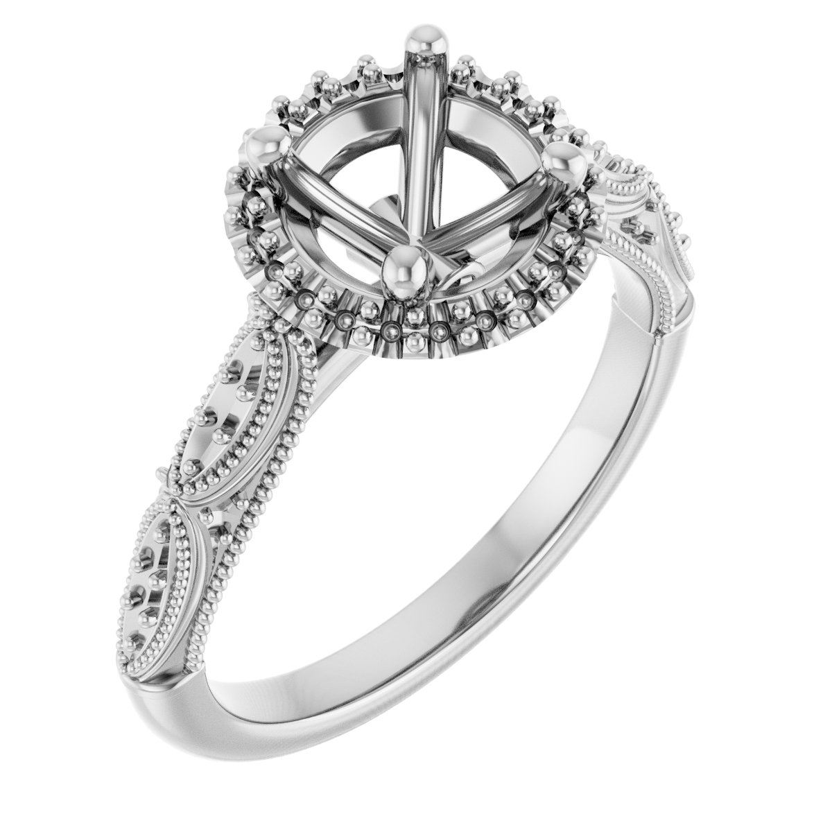 Halo-Style Engagement Ring