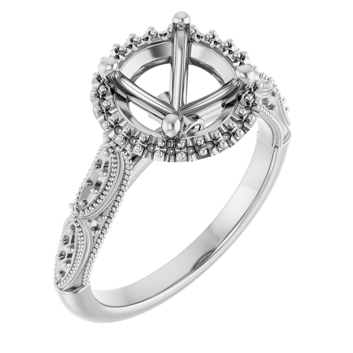 Halo-Style Engagement Ring