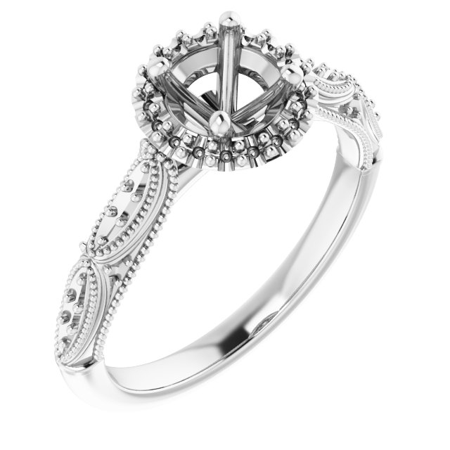 Halo-Style Engagement Ring