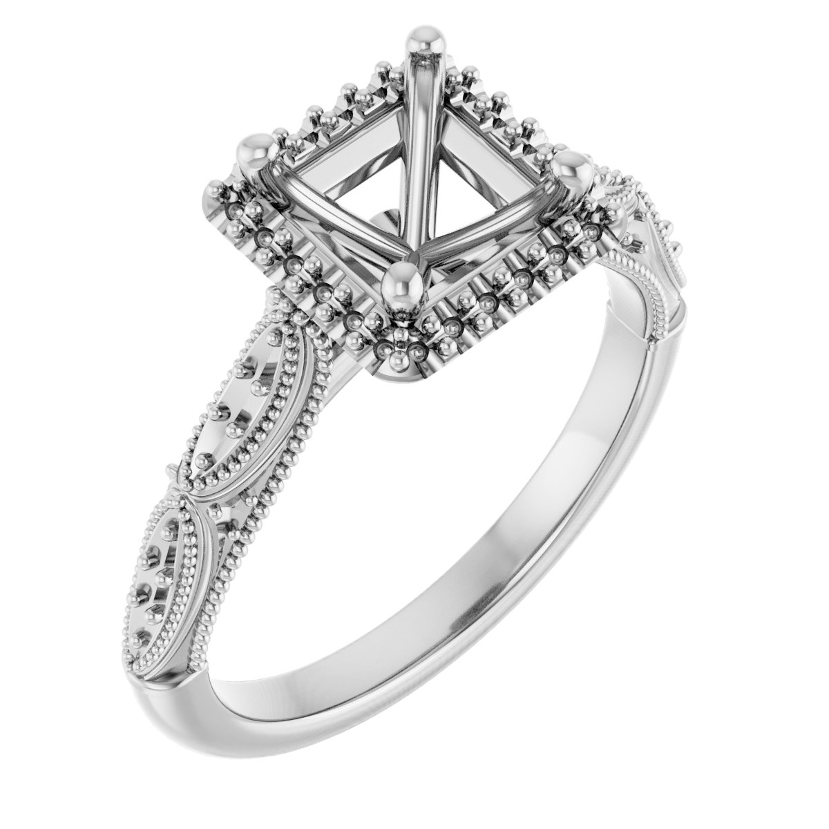 Halo-Style Engagement Ring