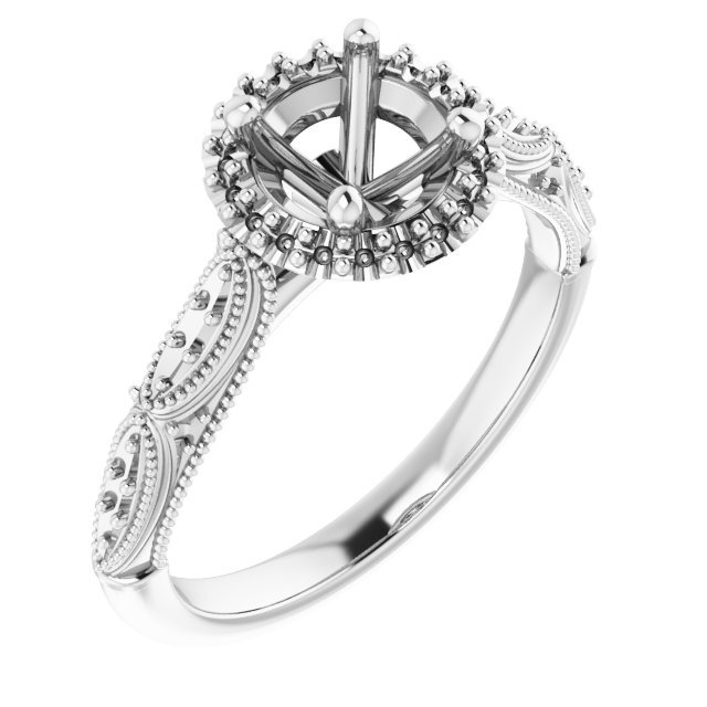 Halo-Style Engagement Ring