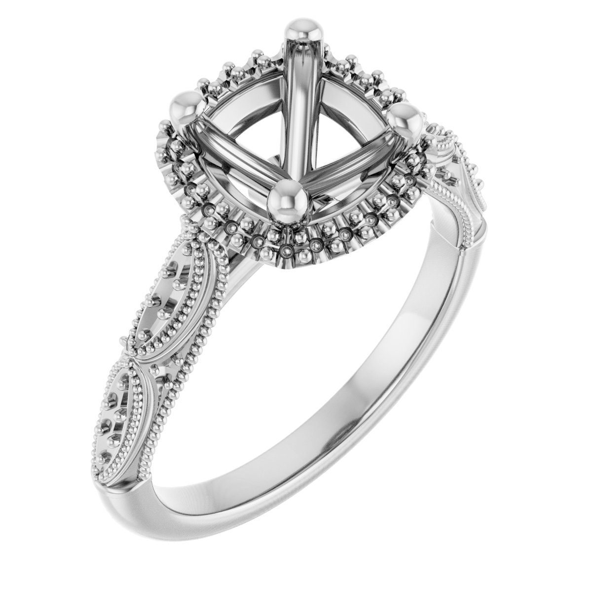 Halo-Style Engagement Ring