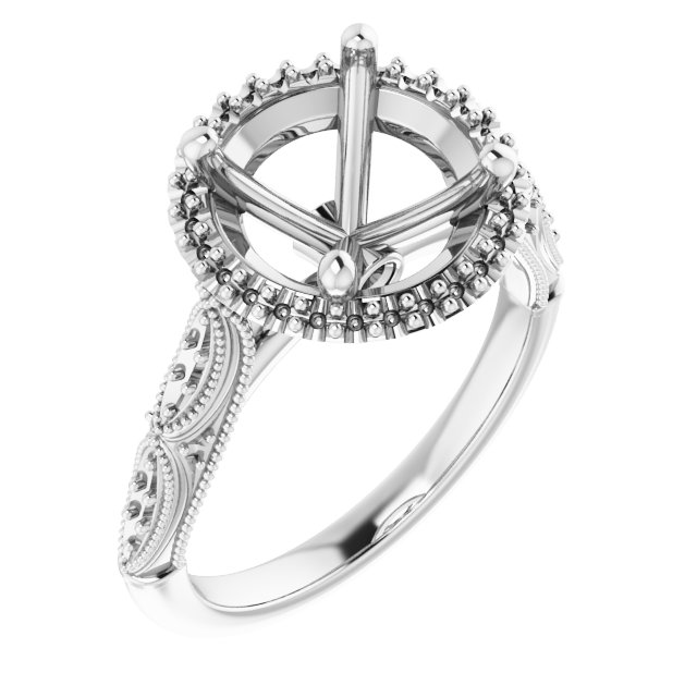 Halo-Style Engagement Ring