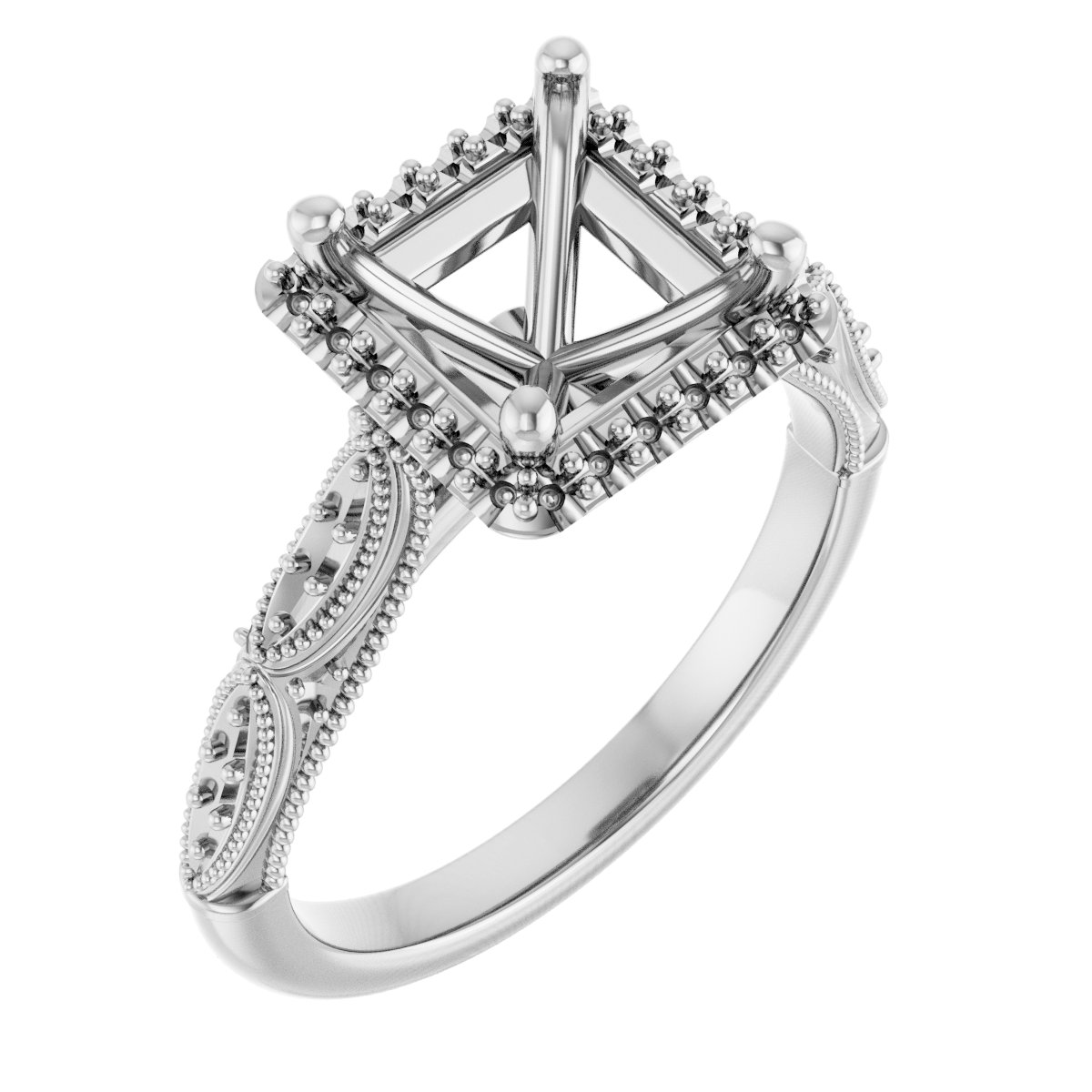 Halo-Style Engagement Ring