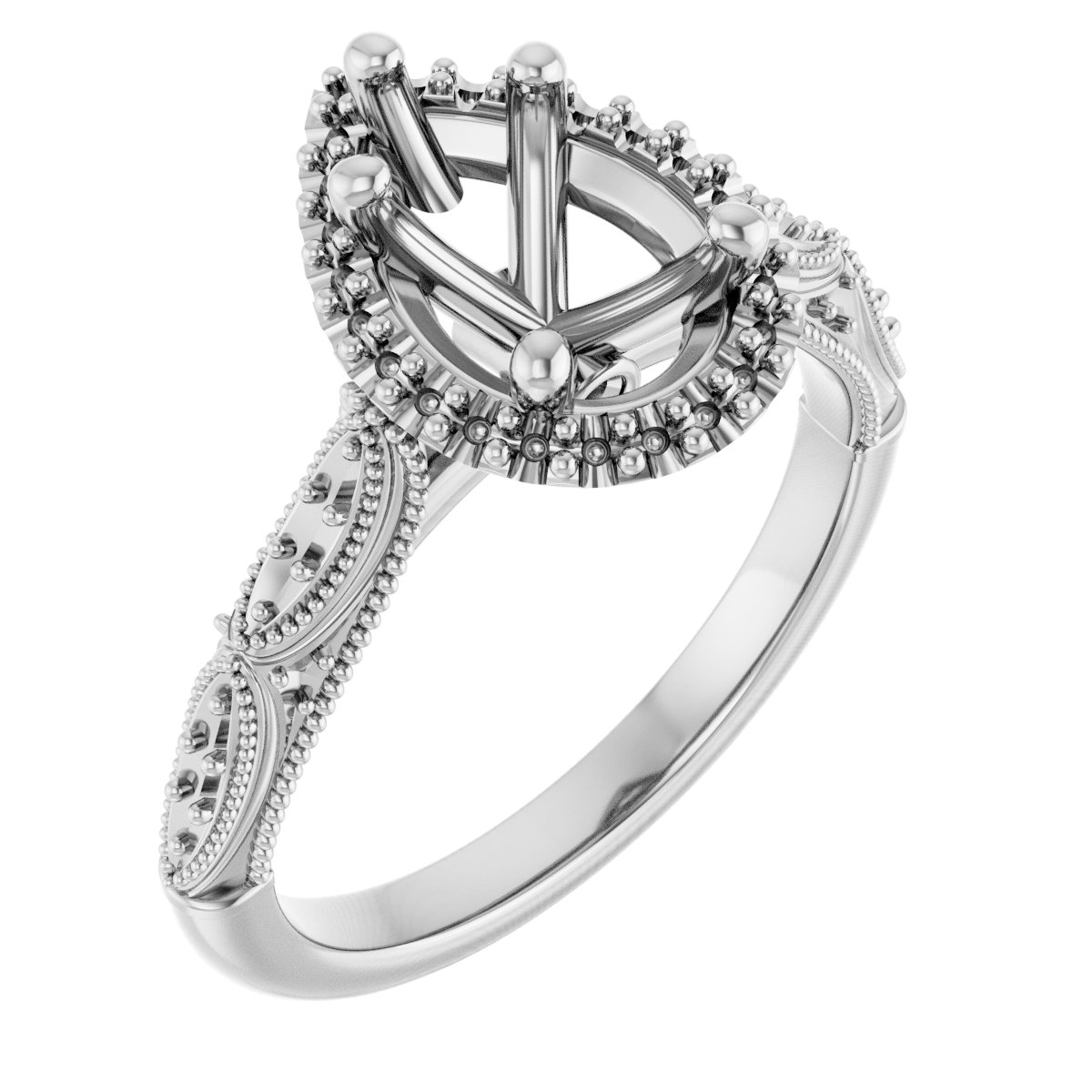 Halo-Style Engagement Ring