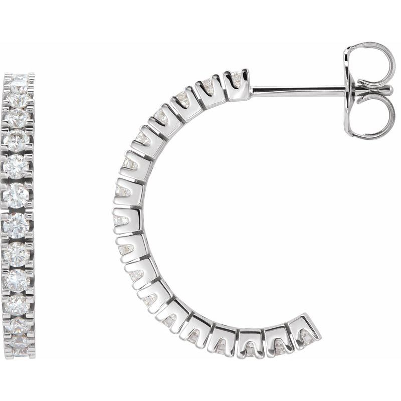 Accented Hoop Earrings