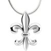 Sterling Silver Fleur De Lis 18 inch Necklace Ref. 2504903
