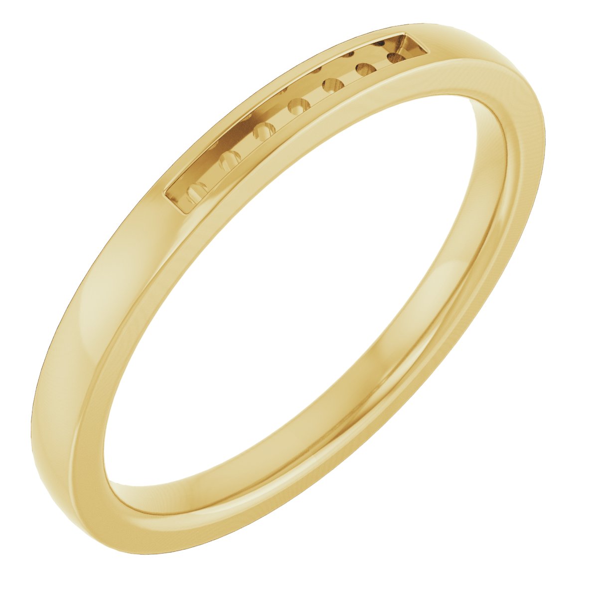 Channel-Set Seven-Stone Anniversary Band