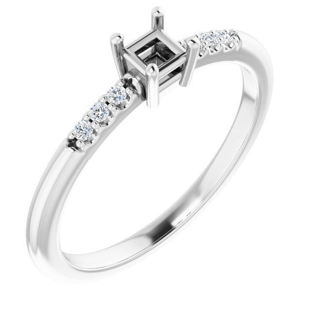 14k White Gold
