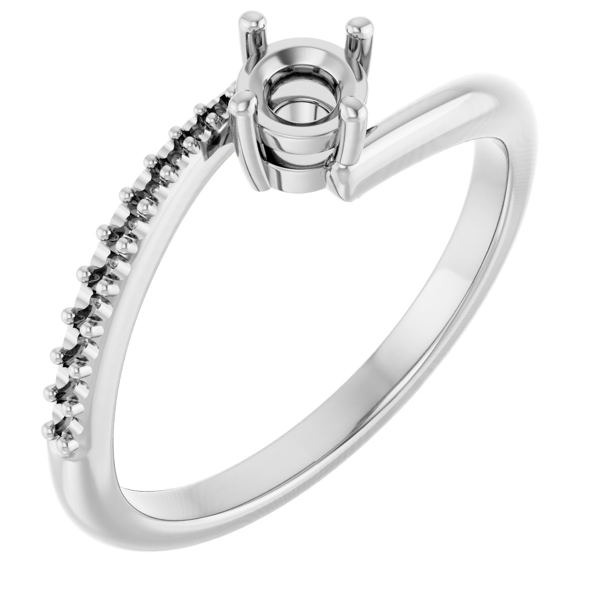 Accented Bypass Ring