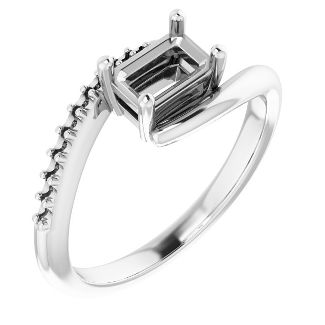 Accented Bypass Ring