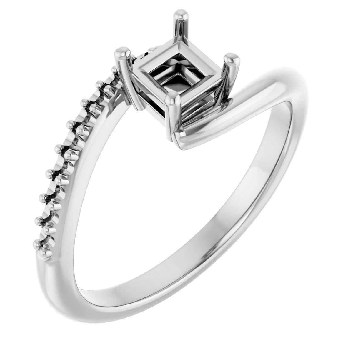Accented Bypass Ring
