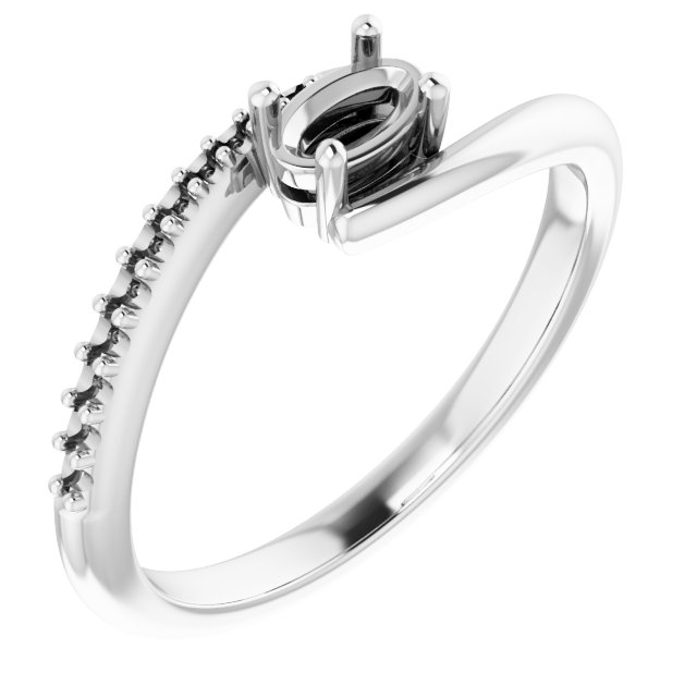 Accented Bypass Ring