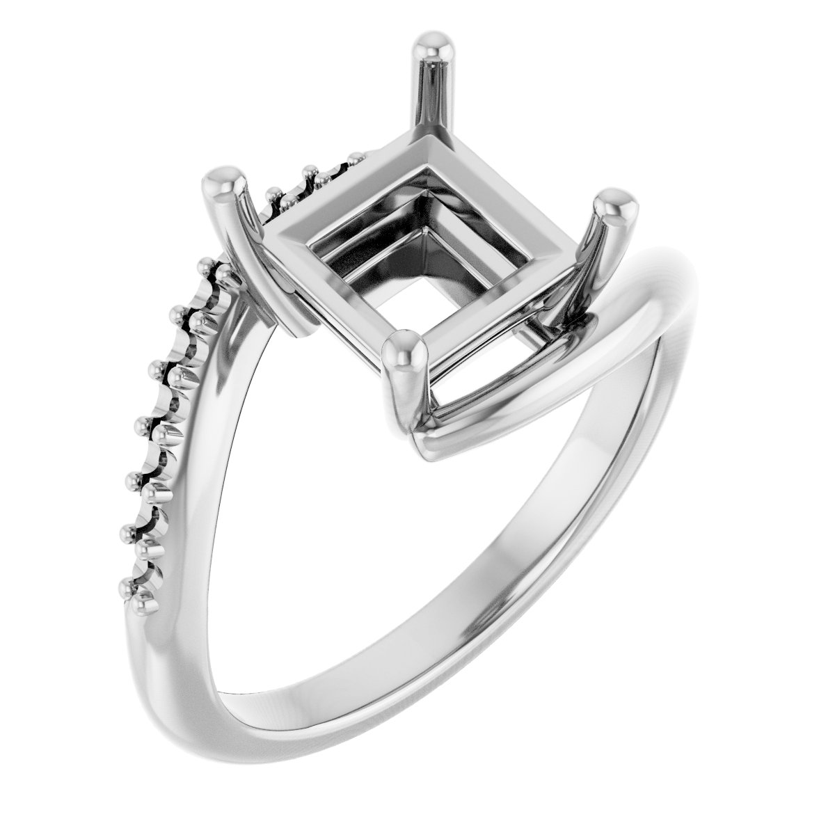 Accented Bypass Ring
