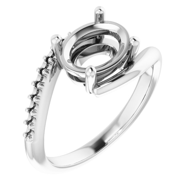 Accented Bypass Ring