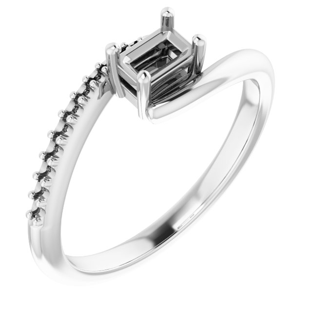 Accented Bypass Ring
