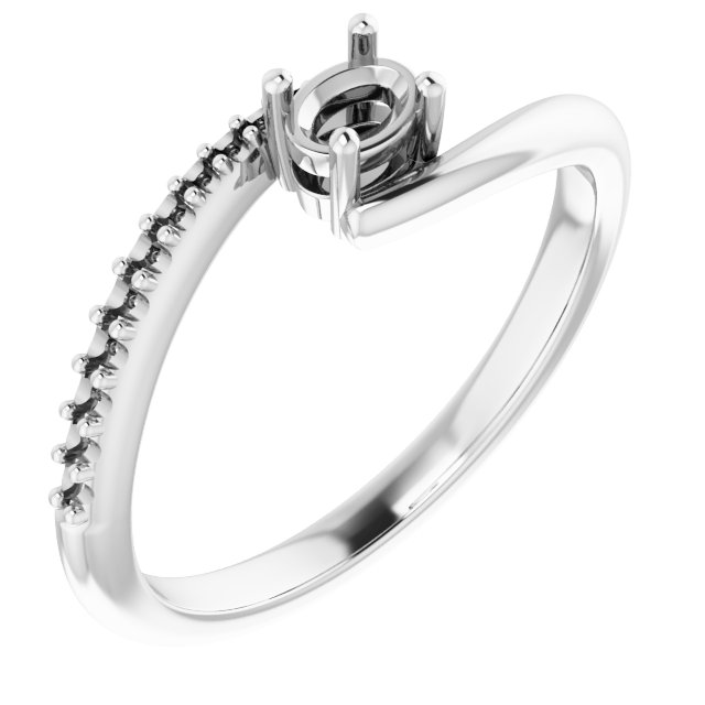 Accented Bypass Ring