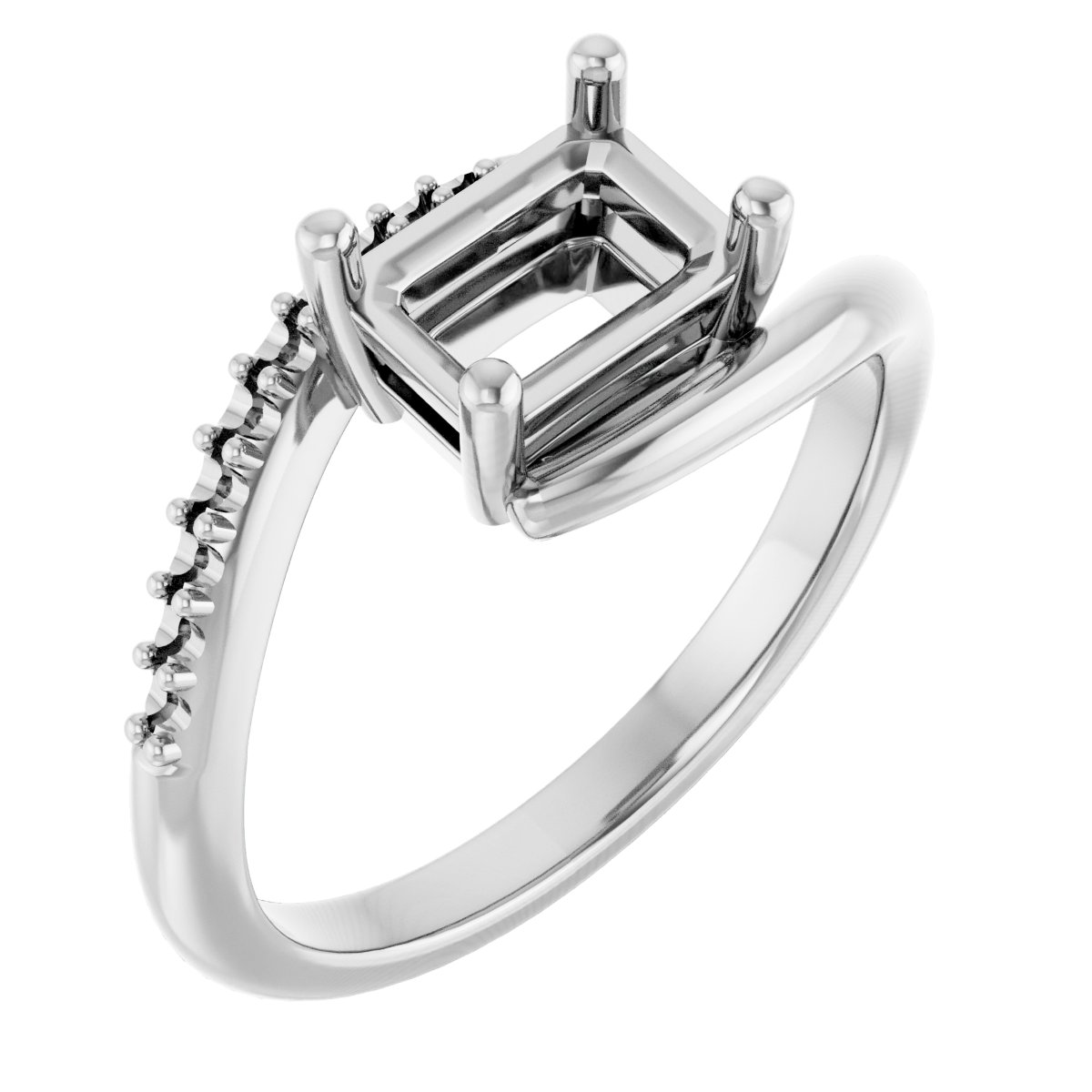 Accented Bypass Ring