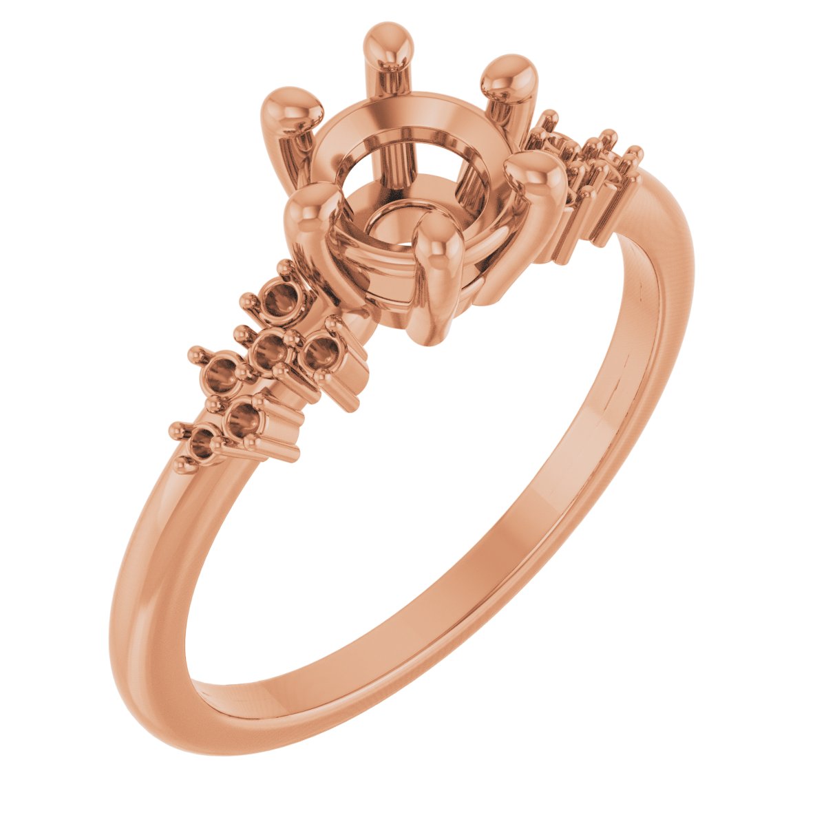 Accented Engagement Ring or Band